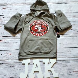 🆕️ NFL SAN FRANCISCO 49ERS GRAY HOODED SWEATER
